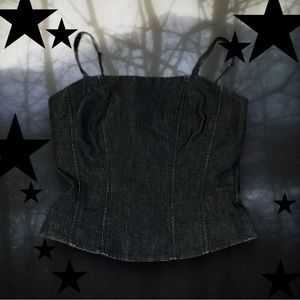 Express denim tube top